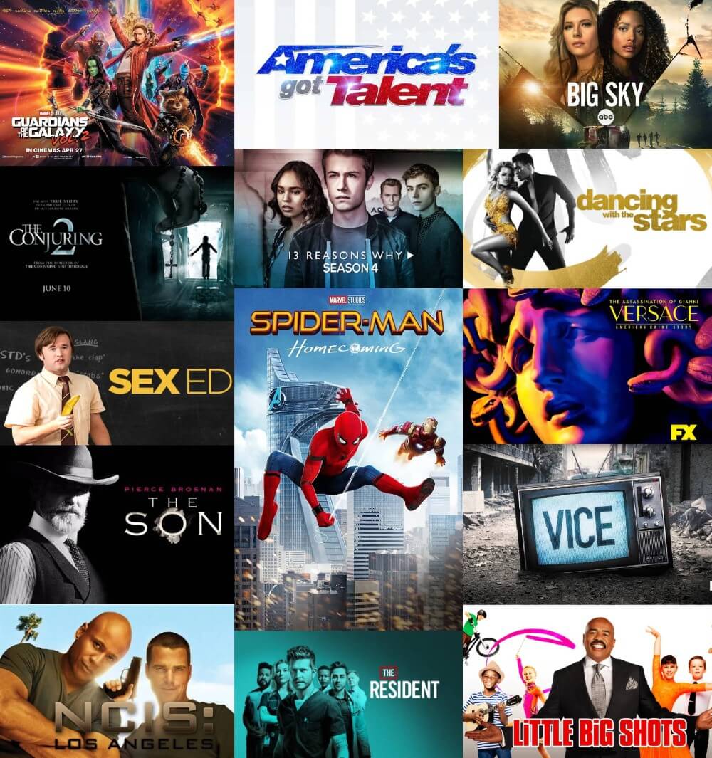 Reel Muzik Werks Placements Collage